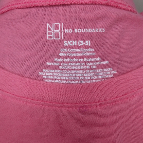 Bright Pink Babydoll Tee Women's Small | No Boundaries - Picture 5 of 5